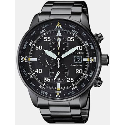 Citizen Reloj de hombre Of Collection Crono Aviator CA0695-84E Eco-Drive de acero. Plata Citizen Reloj de hombre Of Collection Crono Aviator CA0695-84E Eco-Drive de acero. Plata