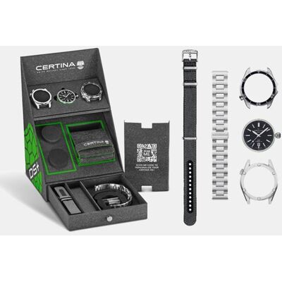 Certina Reloj de hombre DS+ C0414071905100 automático de acero gris. Negro Certina Reloj de hombre DS+ C0414071905100 automático de acero gris. Negro