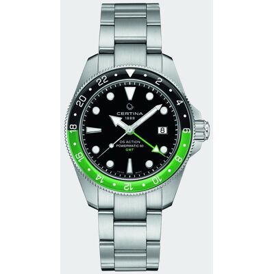 Certina Reloj de hombre DS Action GMT C0329291105100 automático de acero. Negro Certina Reloj de hombre DS Action GMT C0329291105100 automático de acero. Negro