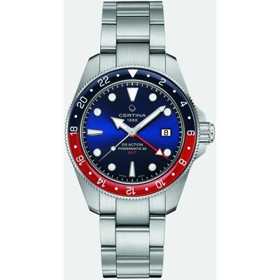 Certina Reloj de hombre DS Action GMT C0329291104100 automático de acero. Azul Certina Reloj de hombre DS Action GMT C0329291104100 automático de acero. Azul