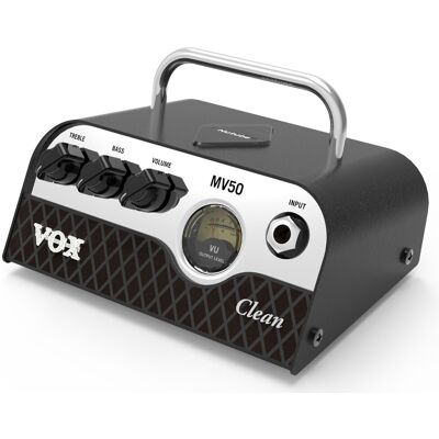 Vox Amplificador cabezal a transistores MV50 Clean. Negro Vox Amplificador cabezal a transistores MV50 Clean. Negro
