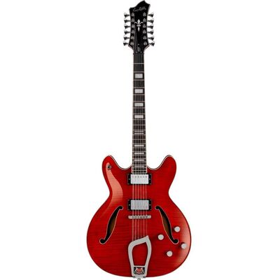 Hagstrom Guitarra Eléctrica Hollowbody Viking DLX 12 WCT. Rojo Hagstrom Guitarra Eléctrica Hollowbody Viking DLX 12 WCT. Rojo