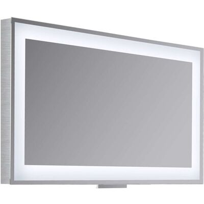 Manillons Torrent Espejo de baño rectangular con luz LED Extend . (80 x 60 cm) Plata Manillons Torrent Espejo de baño rectangular con luz LED Extend . (80 x 60 cm) Plata