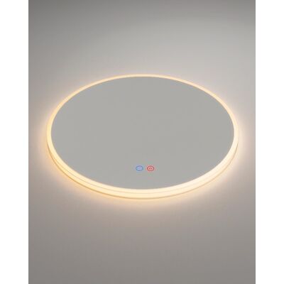 Ledimex - Espejo de baño redondo con marco iluminado Atenas 80 ø Ledimex - Espejo de baño redondo con marco iluminado Atenas 80 ø