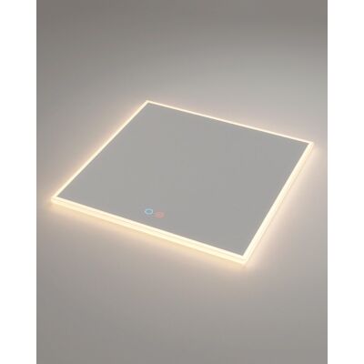 Espejo de baño cuadrado con iluminación Ledimex Boston - 80x80cm Espejo de baño cuadrado con iluminación Ledimex Boston - 80x80cm