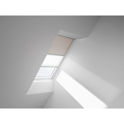 VELUX Cortina oscurecimiento manual Dúo Modelo DFD. (CK04) Azul / Blanco VELUX Cortina oscurecimiento manual Dúo Modelo DFD. (CK04) Azul / Blanco