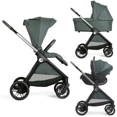 Chicco Carro de bebé Bellagio 3 piezas : silla paseo, capazo gran comfort y silla de coche First Seat Recline. Verde oscuro niño Chicco Carro de bebé Bellagio 3 piezas : silla paseo, capazo gran comfort y silla de coche First Seat Recline. Verde oscuro niño