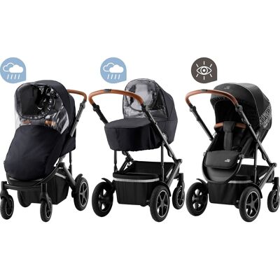 Britax Römer Kit Stay Safe de para SMILE. Negro niño Britax Römer Kit Stay Safe de para SMILE. Negro niño