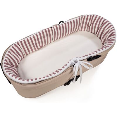 Pasito a pasito Cubre capazo varillas + Sábana ajustable Cherry. (20 X 80 X 34 cm) Granate niño Pasito a pasito Cubre capazo varillas + Sábana ajustable Cherry. (20 X 80 X 34 cm) Granate niño