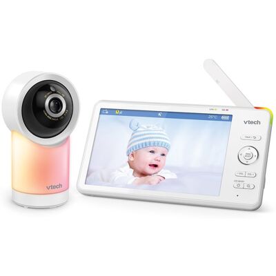 Vtech Vigilabebés WIFI conectado con pantalla Full HD de 7" con control a través de la APP gratuita.. Blanco niño Vtech Vigilabebés WIFI conectado con pantalla Full HD de 7" con control a través de la APP gratuita.. Blanco niño