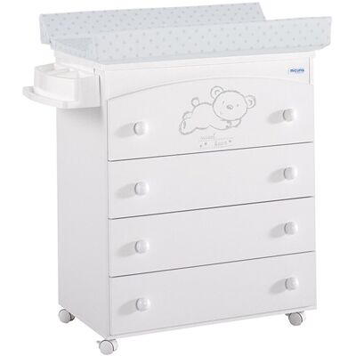 Bañera y cambiador para bebé Micuna B-970 - Estrellas Grises Bañera y cambiador para bebé Micuna B-970 - Estrellas Grises