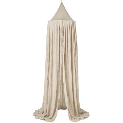 Meyco Dosel para cuna 55x240 cm liso. Natural niño Meyco Dosel para cuna 55x240 cm liso. Natural niño