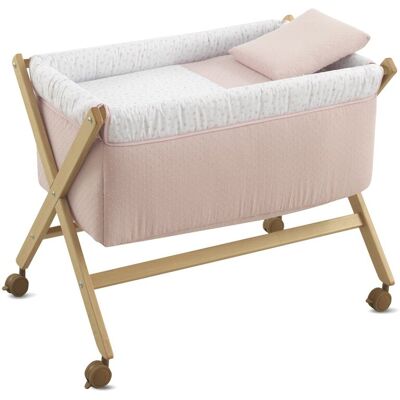 Cambrass Minicuna con patas (55x87x74cm) Princess. Rosa claro niño Cambrass Minicuna con patas (55x87x74cm) Princess. Rosa claro niño