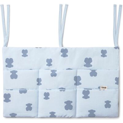 Tous Organizador para cuna (48x30 cm) Baby con osos. Azul claro niño Tous Organizador para cuna (48x30 cm) Baby con osos. Azul claro niño