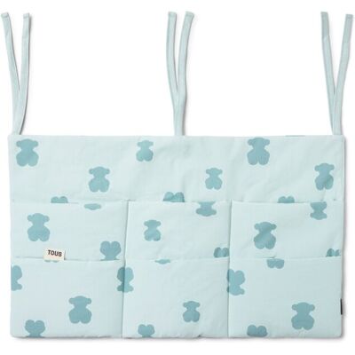 Tous Organizador para cuna (48x30 cm) Baby con osos. Verde Agua niño Tous Organizador para cuna (48x30 cm) Baby con osos. Verde Agua niño