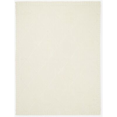 Tous Manta para mini cuna o cuna 78x104 cm Baby tricotada de rombos con osos. Beige Tous Manta para mini cuna o cuna 78x104 cm Baby tricotada de rombos con osos. Beige