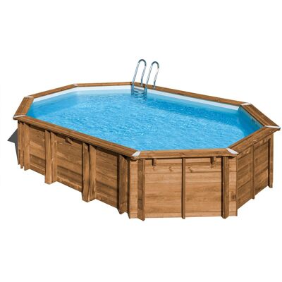 GRÉ Modelo 790203 - Piscina de Madera Ovalada Avocado GRÉ Modelo 790203 - Piscina de Madera Ovalada Avocado