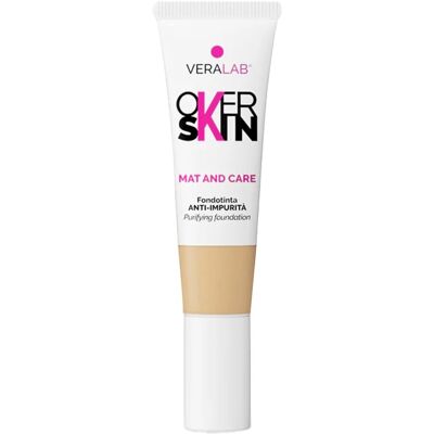 VERALAB Base de Maquillaje Mat And Care Overskin. 08 MOCHA VERALAB Base de Maquillaje Mat And Care Overskin. 08 MOCHA