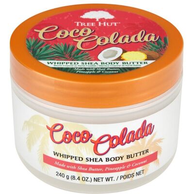 TREE HUT Manteca Corporal Soufflé, Coco Colado 240 g . TREE HUT Manteca Corporal Soufflé, Coco Colado 240 g .