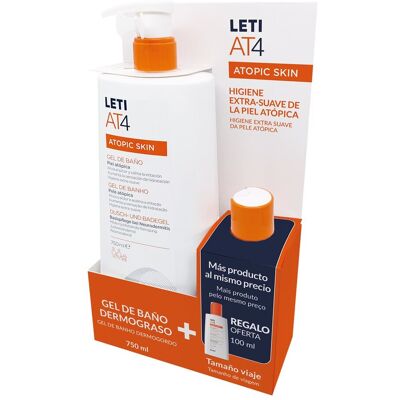 Leti Gel de baño dermograso At4. (750 ml) Leti Gel de baño dermograso At4. (750 ml)