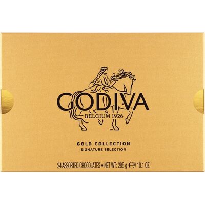 Godiva Bombones belgas Gold Gift Box 24 piezas . Godiva Bombones belgas Gold Gift Box 24 piezas .