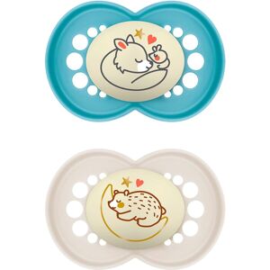 MAM Original Pure Night 6m Azul - Chupete MAM Original Pure Night 6m Azul - Chupete