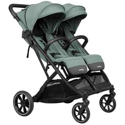 Casualplay Silla de paseo gemelar Tour Twin Max. Verde pardo Casualplay Silla de paseo gemelar Tour Twin Max. Verde pardo