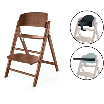 Cybex Trona plegable evolutiva 3 en 1 Click & Fold. (81.5 X 47.3 X 62.6 Cm) Marrón oscuro niño Cybex Trona plegable evolutiva 3 en 1 Click & Fold. (81.5 X 47.3 X 62.6 Cm) Marrón oscuro niño