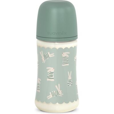 Suavinex Biberón Poliamida con tetina Fisiológica SX Pro Wonderland 2.0 Flujo Medio 270ml. (17.3 X 7 X 7 Cm) Verde anticuario niño Suavinex Biberón Poliamida con tetina Fisiológica SX Pro Wonderland 2.0 Flujo Medio 270ml. (17.3 X 7 X 7 Cm) Verde anticuario niño