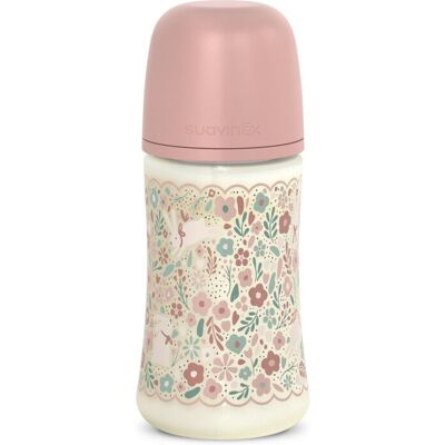 Suavinex Biberón Poliamida con tetina Fisiológica SX Pro Wonderland 2.0 Flujo Medio 270ml. (17.3 X 7 X 7 Cm) Rosa claro niño Suavinex Biberón Poliamida con tetina Fisiológica SX Pro Wonderland 2.0 Flujo Medio 270ml. (17.3 X 7 X 7 Cm) Rosa claro niño
