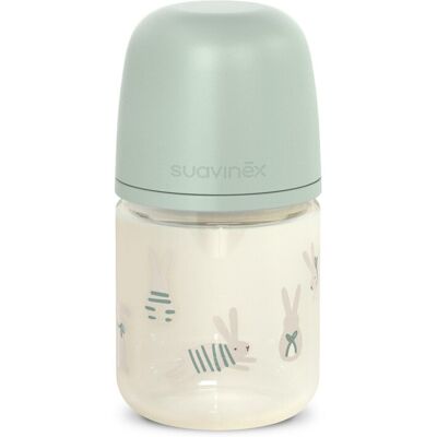 Suavinex Biberón vidrio con tetina Fisiológica SX Pro Wonderland 2.0 Flujo Lento 120ml. (13.3 X 7 X 7 Cm) Verde anticuario niño Suavinex Biberón vidrio con tetina Fisiológica SX Pro Wonderland 2.0 Flujo Lento 120ml. (13.3 X 7 X 7 Cm) Verde anticuario niño