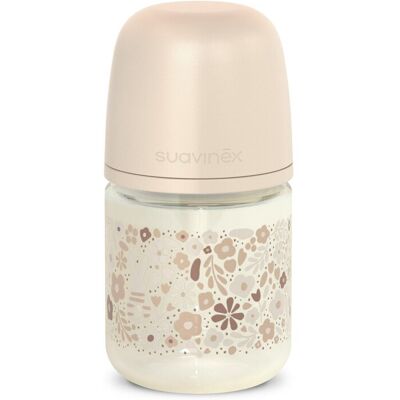 Suavinex Biberón vidrio con tetina Fisiológica SX Pro Wonderland 2.0 Flujo Lento 120ml. (13.3 X 7 X 7 Cm) Beige Sierra niño Suavinex Biberón vidrio con tetina Fisiológica SX Pro Wonderland 2.0 Flujo Lento 120ml. (13.3 X 7 X 7 Cm) Beige Sierra niño