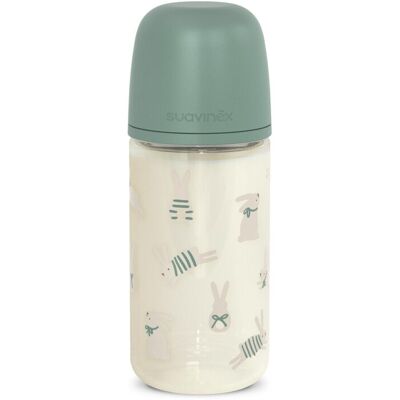 Suavinex Biberón vidrio con tetina Fisiológica SX Pro Wonderland 2.0 Flujo Lento 240ml. (17.8 X 7 X 7 Cm) Verde anticuario niño Suavinex Biberón vidrio con tetina Fisiológica SX Pro Wonderland 2.0 Flujo Lento 240ml. (17.8 X 7 X 7 Cm) Verde anticuario niño
