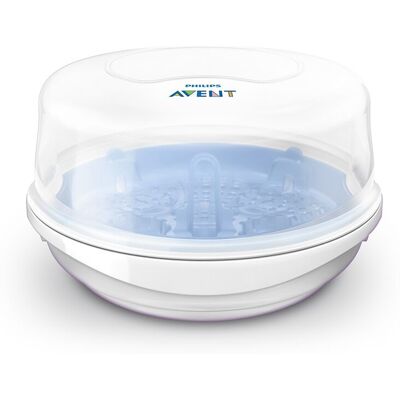Philips Esterilizador a Vapor para Microondas blanco-transparente. Blanco / Transparente niño Philips Esterilizador a Vapor para Microondas blanco-transparente. Blanco / Transparente niño