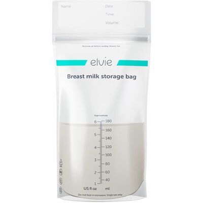 Elvie Bolsa conservación leche materna pack 100ud. (22 X 9.8 X 0.03 Cm) Blanco niño Elvie Bolsa conservación leche materna pack 100ud. (22 X 9.8 X 0.03 Cm) Blanco niño