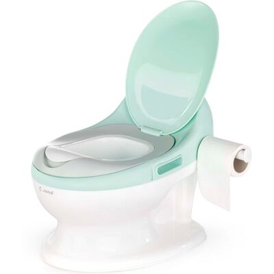 Jané Orinal de aprendizaje Soft Potty con sonido. Verde anticuario niño Jané Orinal de aprendizaje Soft Potty con sonido. Verde anticuario niño