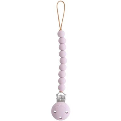Mushie Pinza chupete silicona Halo. (21.5 X 1.5 X 1.5 Cm) Rosa pálido niño Mushie Pinza chupete silicona Halo. (21.5 X 1.5 X 1.5 Cm) Rosa pálido niño
