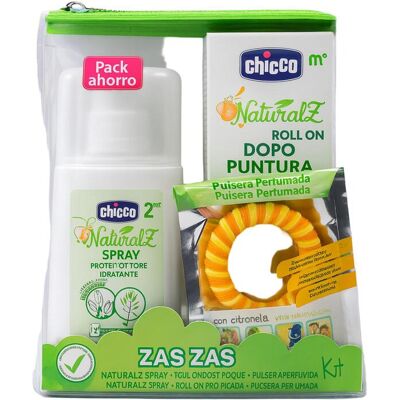 Chicco Set de viaje antimosquitos Zas-Zas. (17 X 14 X 4 Cm) Verde Mint niño Chicco Set de viaje antimosquitos Zas-Zas. (17 X 14 X 4 Cm) Verde Mint niño