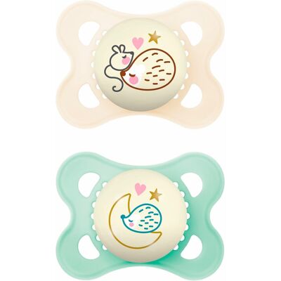 MAM 2 Chupetes Original Pure Night -2 meses . MAM 2 Chupetes Original Pure Night -2 meses .