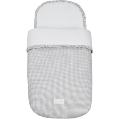 Pasito a pasito Saco Cuco Little Bloom Vichy Gris TOG 2,5. (8 X 73 X 30 Cm) Gris claro niño Pasito a pasito Saco Cuco Little Bloom Vichy Gris TOG 2,5. (8 X 73 X 30 Cm) Gris claro niño