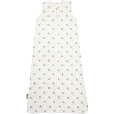 Meyco Saco de dormir sin mangas muselina 90cm . Verde grisáceo niño Meyco Saco de dormir sin mangas muselina 90cm . Verde grisáceo niño