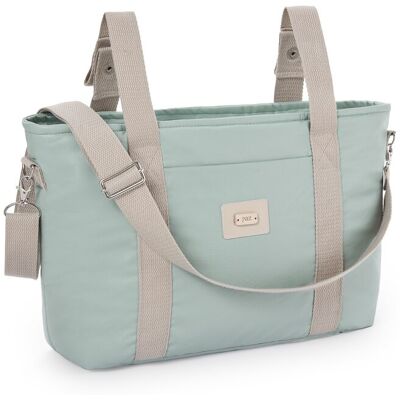 PAZ Rodríguez Bolso para silla colección Momo. Verde Agua niño PAZ Rodríguez Bolso para silla colección Momo. Verde Agua niño