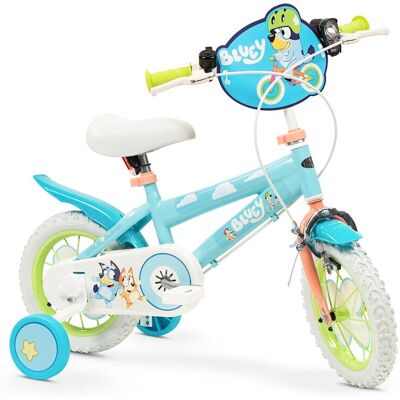 Bicicleta Infantil Bluey 12" - Azul Verde - Bicicleta para niños Bicicleta Infantil Bluey 12" - Azul Verde - Bicicleta para niños