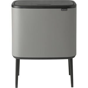 Brabantia Cubo de basura para reciclar BO Touch Bin 11 + 23 L . Gris Brabantia Cubo de basura para reciclar BO Touch Bin 11 + 23 L . Gris