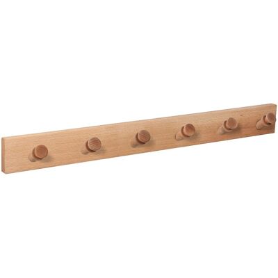 Nesu Percha Madera y Madera 6 Colgadores 9401HNHN6. Haya natural Nesu Percha Madera y Madera 6 Colgadores 9401HNHN6. Haya natural