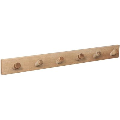 Nesu Percha Madera y Madera 6 Colgadores 9404HNHN6. Haya natural Nesu Percha Madera y Madera 6 Colgadores 9404HNHN6. Haya natural