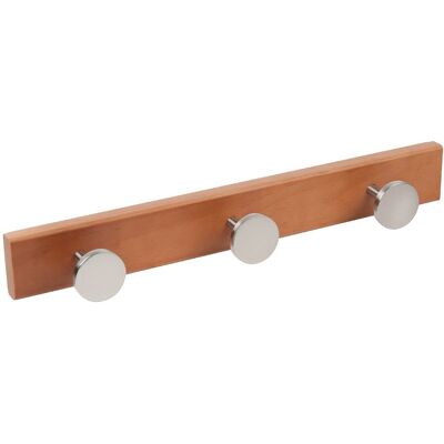 Nesu Percha Madera y Zamak 3 Colgadores 9012HMNCV3. Haya miel Nesu Percha Madera y Zamak 3 Colgadores 9012HMNCV3. Haya miel