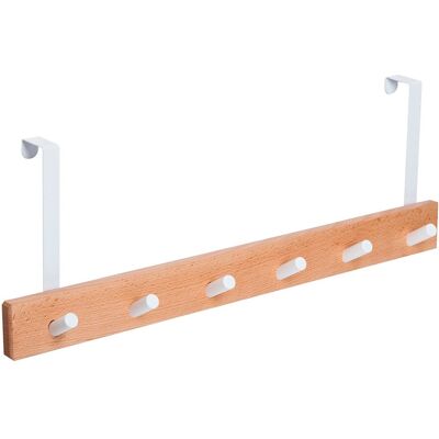 Nesu Percha Madera y Zamak 6 Colgadores 9400HNBL6S. Haya natural Nesu Percha Madera y Zamak 6 Colgadores 9400HNBL6S. Haya natural