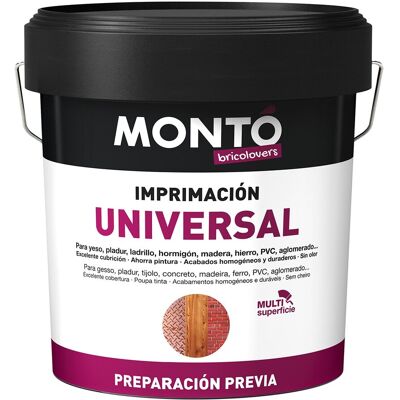 MONTÓ Imprimación Universal 4 l. (4 litros) Blanco MONTÓ Imprimación Universal 4 l. (4 litros) Blanco