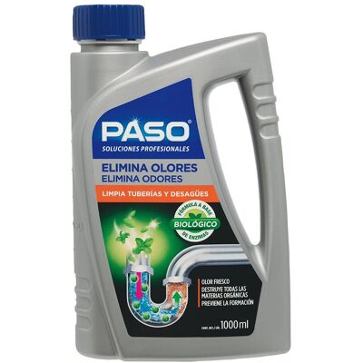 Paso Elimina Olores y Limpiatuberías 1 l. (1 L) Verde Paso Elimina Olores y Limpiatuberías 1 l. (1 L) Verde